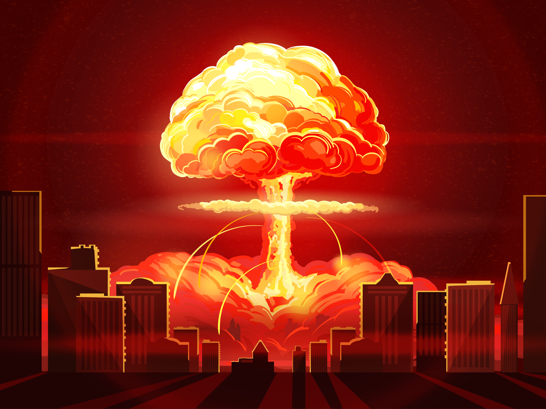 Nuclear explosion to illustrate the huge refactoring